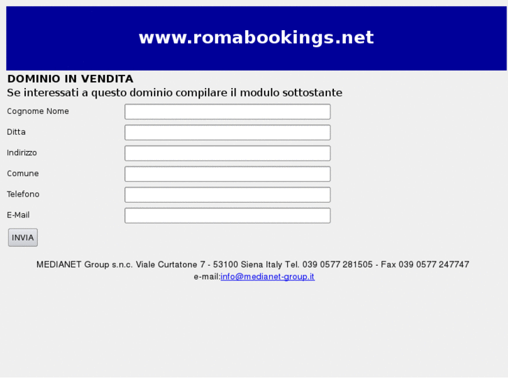 www.romabookings.net