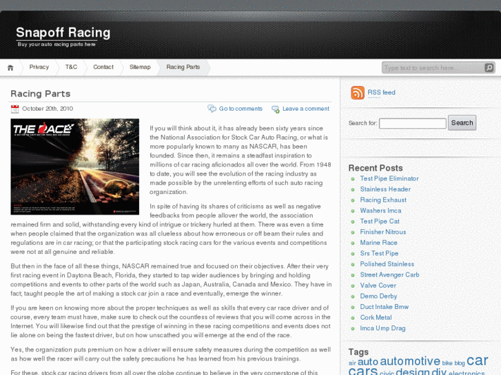 www.snapoffracing.com