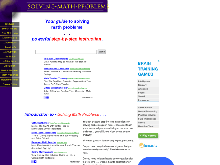 www.solving-math-problems.com