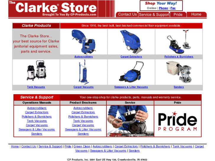 www.theclarkestore.com