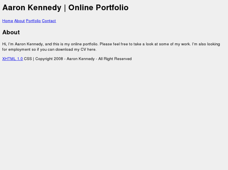 www.aaronkennedy.net