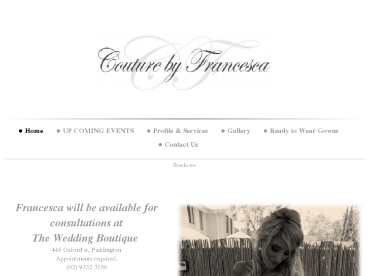 www.couturebyfrancesca.com