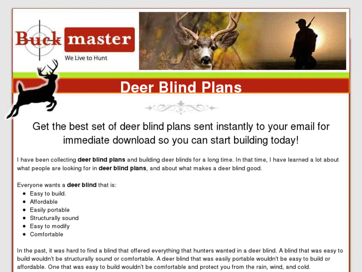 www.deer-blind-plans.net