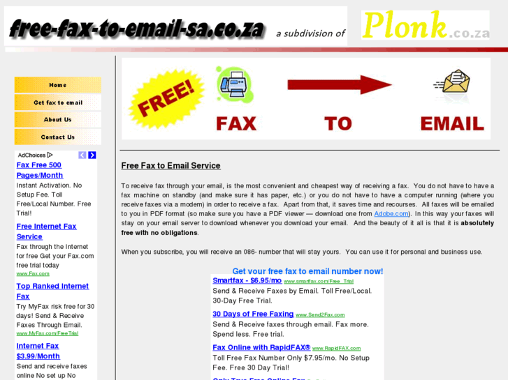 www.free-fax-to-email-sa.co.za