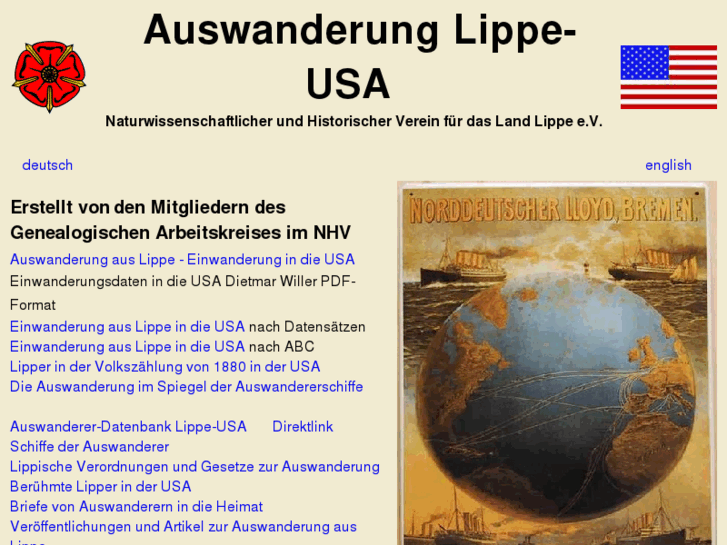 www.lippe-auswanderer.de