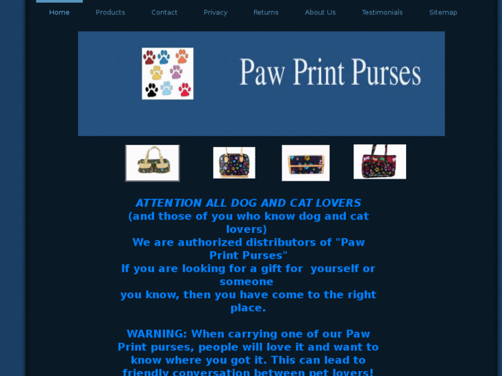 www.pawprintpurses.com