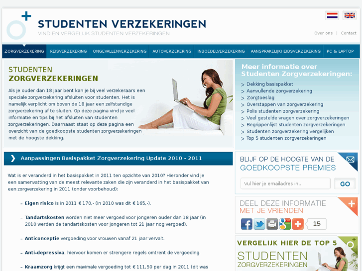 www.studenten-zorgverzekeringen.nl