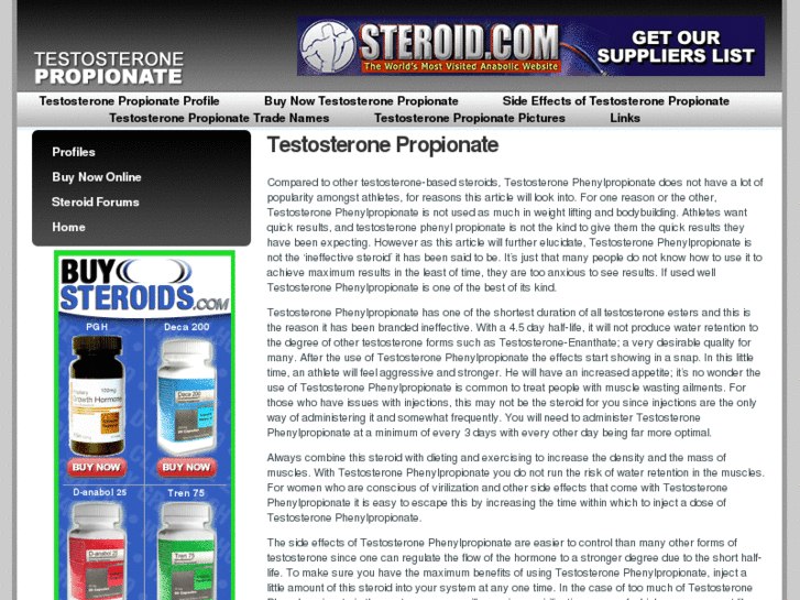 www.testosteronepropionate.com