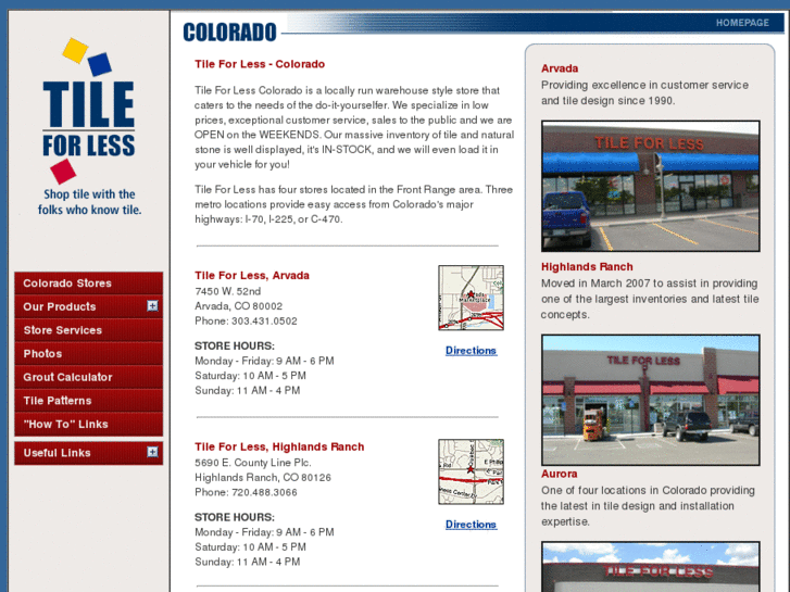 www.tileforlesscolorado.com