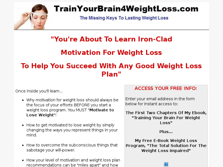 www.trainyourbrain4weightloss.com