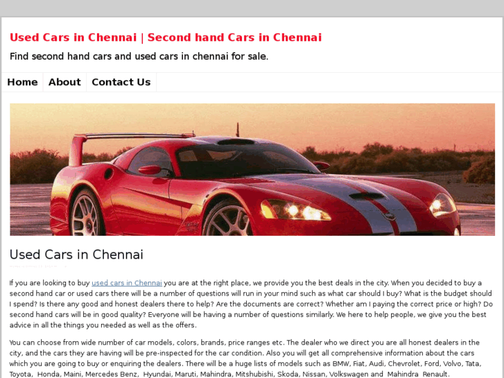 www.usedcarsinchennai.net