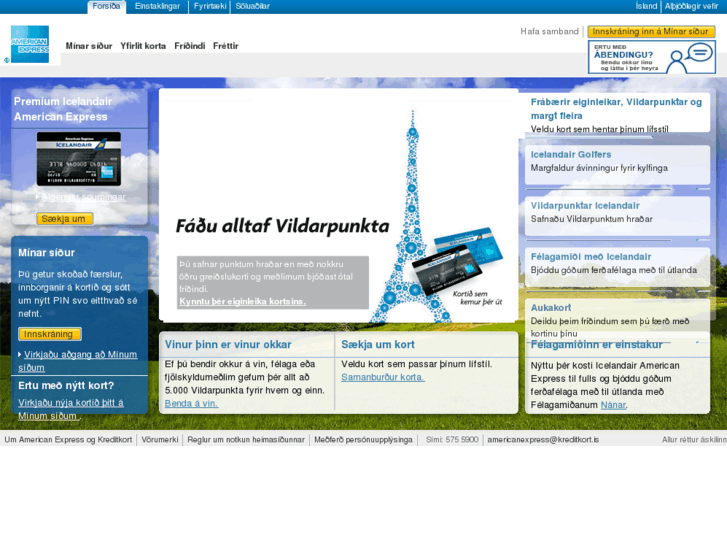 www.americanexpress.is