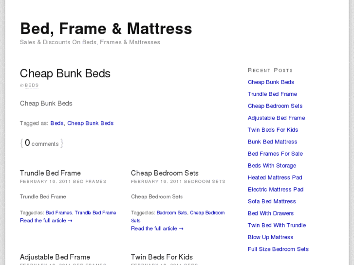 www.bedframemattress.com