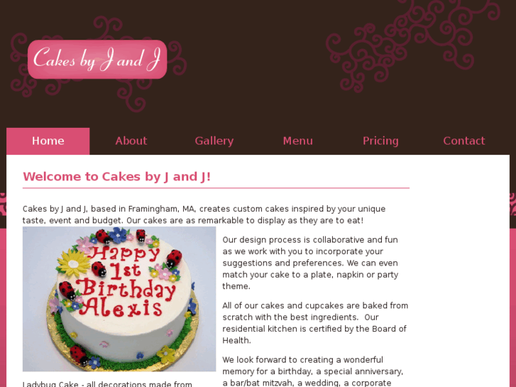 www.cakesbyjandj.biz