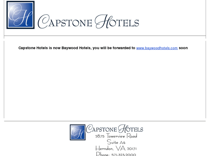 www.capstonehotels.com