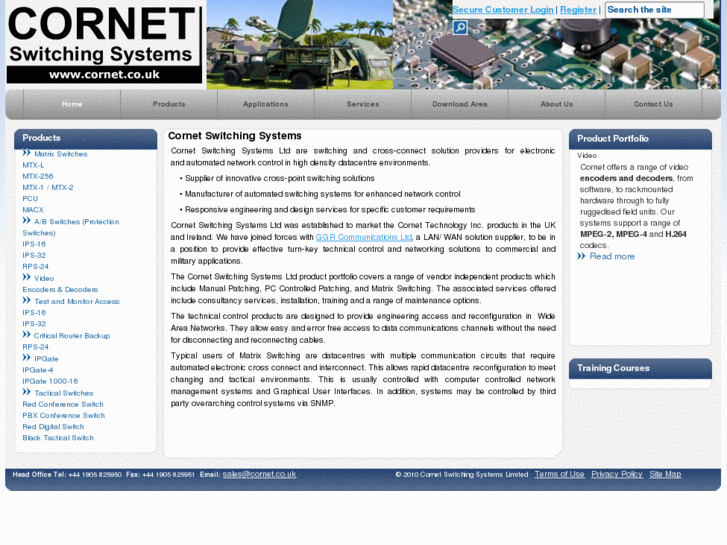 www.cornetswitchingsystems.net