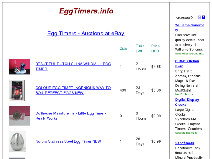 www.eggtimers.info
