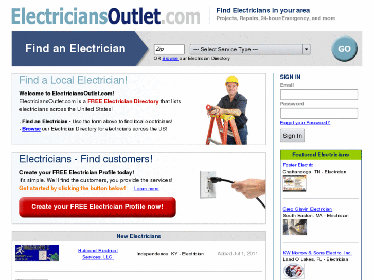 www.electriciansoutlet.com