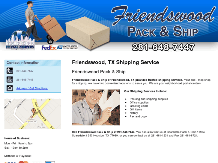 www.friendswoodpackandship.net