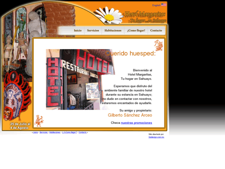 www.hotelmargaritassahuayomichoacan.com