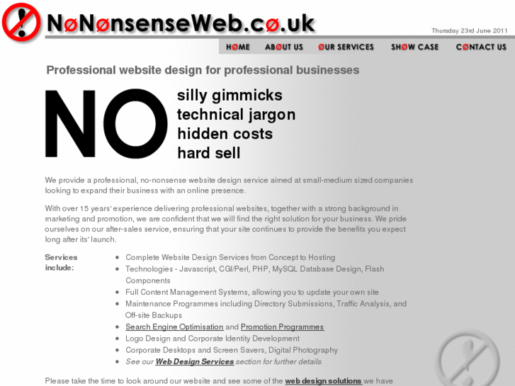 www.nononsenseweb.co.uk