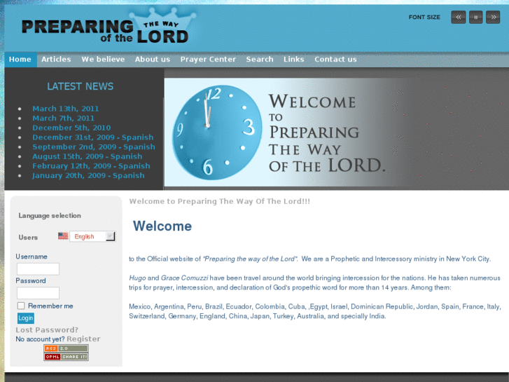 www.preparingthewayofthelord.com