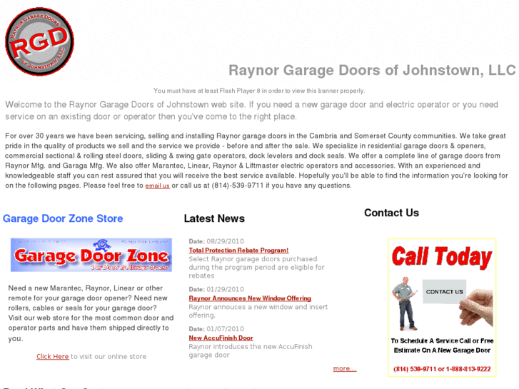 www.raynordoorsjohnstown.com