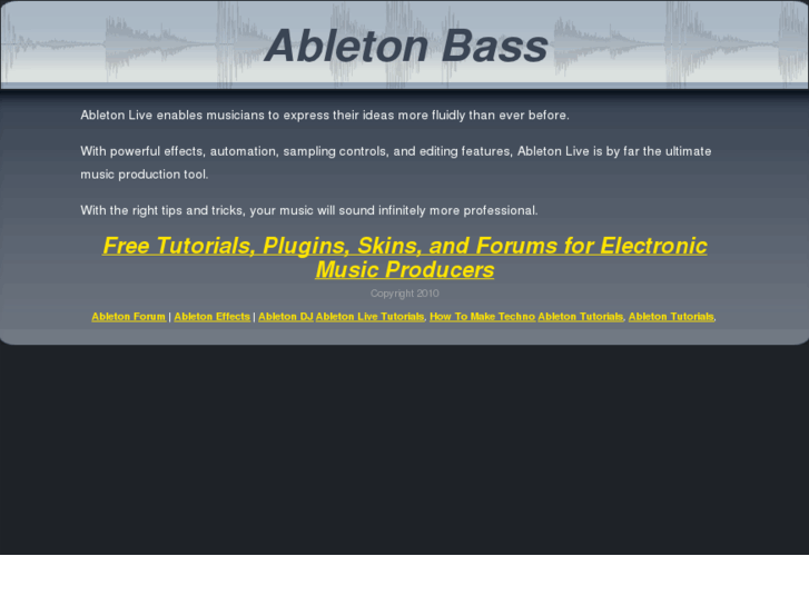 www.abletonbass.com