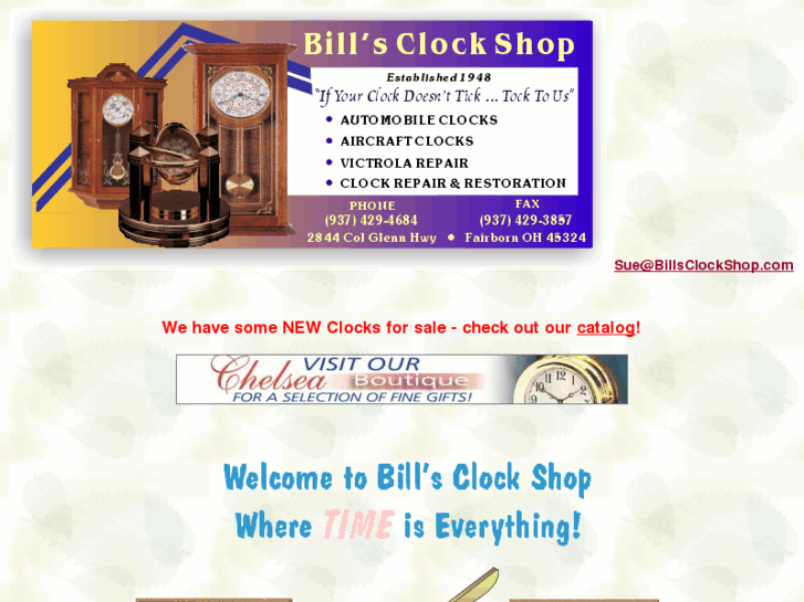 www.billsclockshop.com