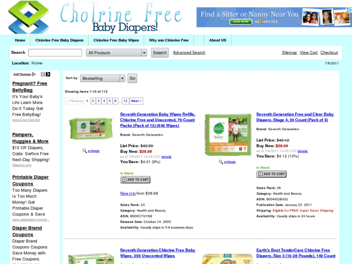 www.chlorinefreebabydiapers.com