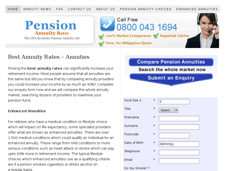 www.pensionannuityrates.net