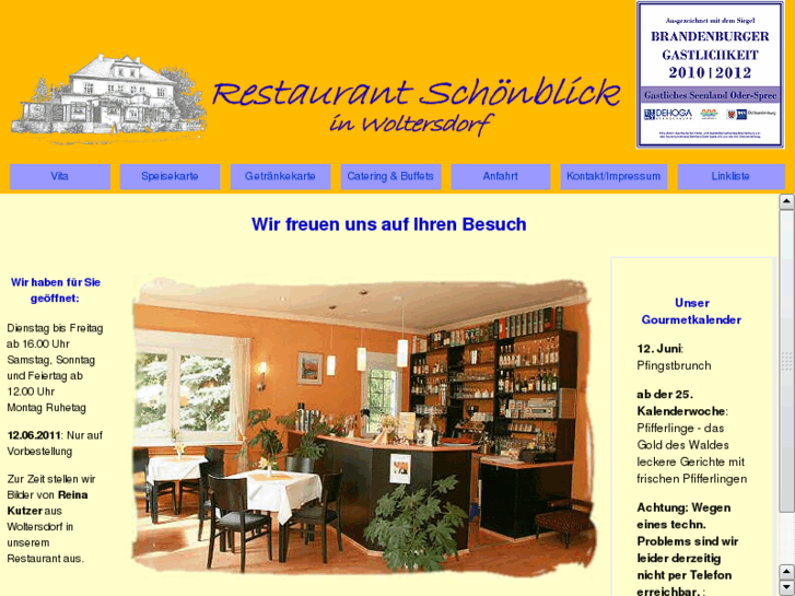 www.restaurant-schoenblick-woltersdorf.de