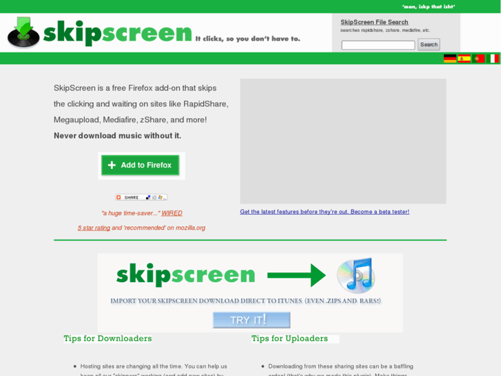 www.skipscreen.com