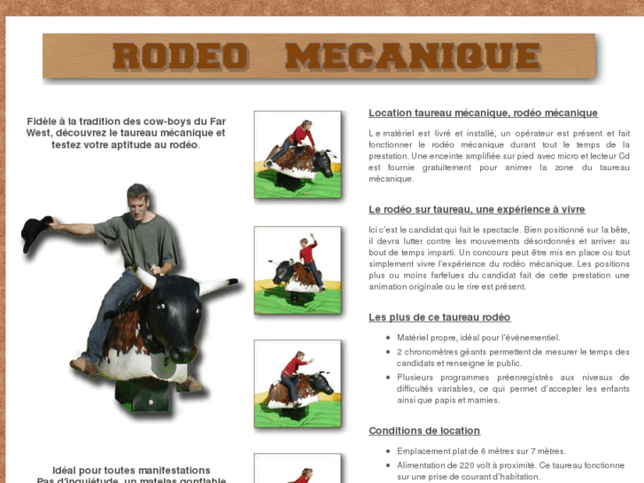 www.taureau-rodeo-mecanique.com