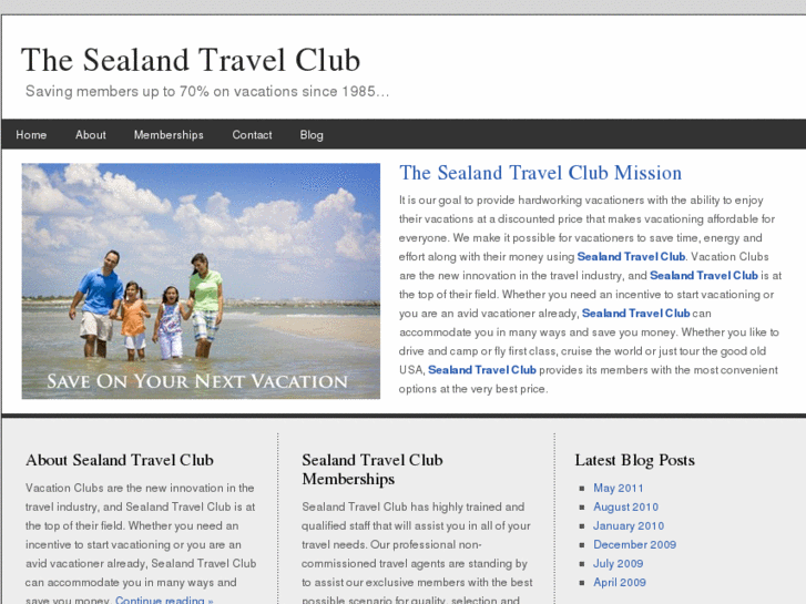 www.thesealandtravelclub.com