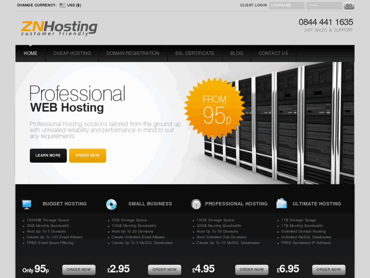 www.znhosting.com