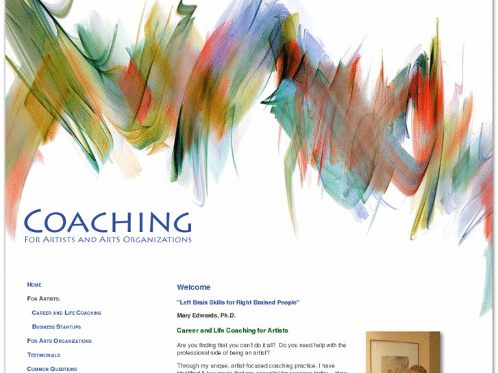 www.coachingforartists.com