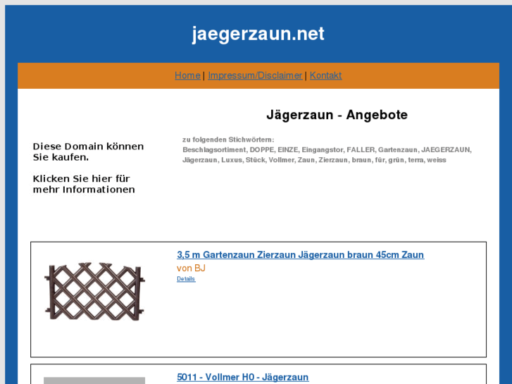 www.jaegerzaun.net