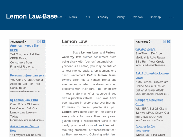 www.lemonlawbase.com