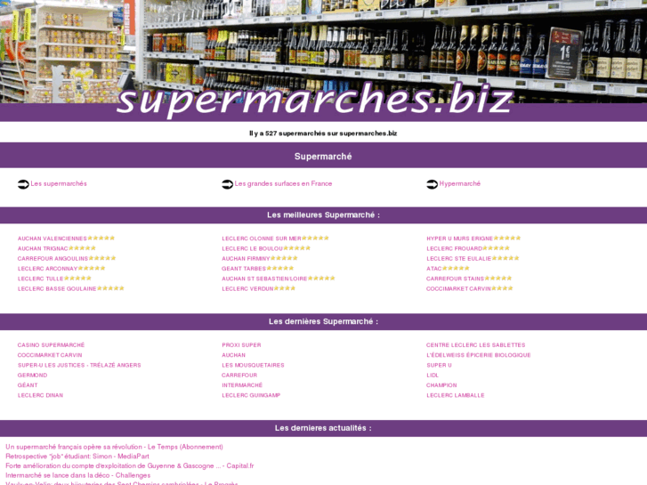 www.supermarches.biz