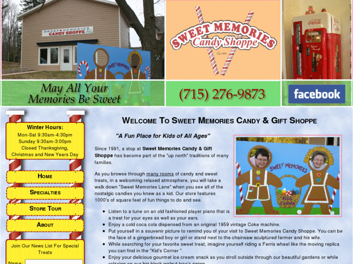 www.sweetmemoriescandyshoppe.com