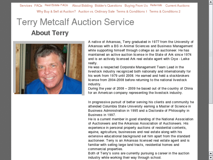 www.terrymetcalfauctionservicellc.com