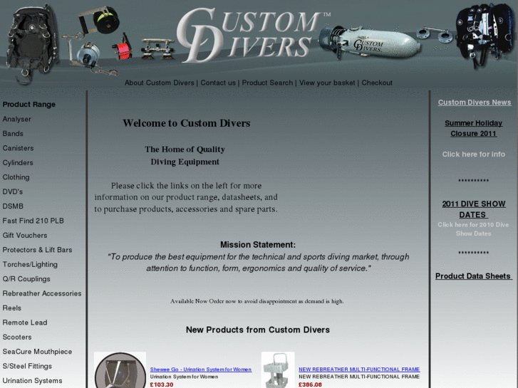 www.customdivers.com