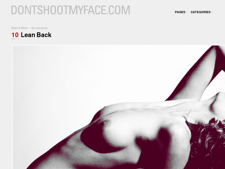 www.dontshootmyface.com