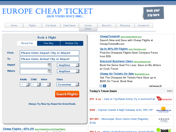 www.europecheapticket.com