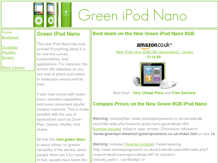 www.greenipodnano.co.uk