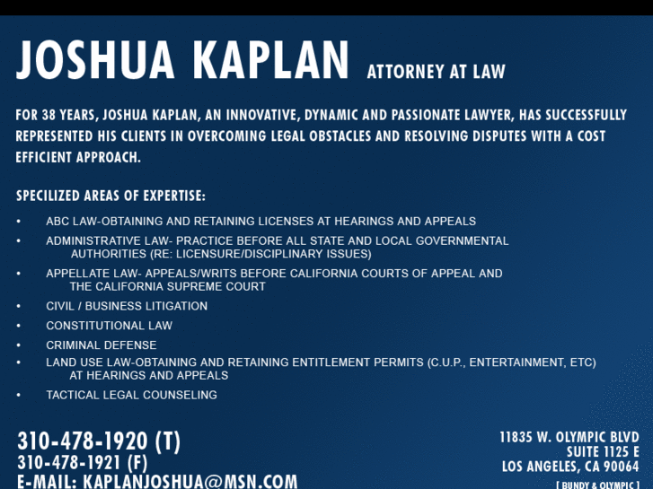 www.joshuakaplanlaw.com