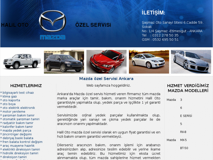 www.mazdaozelservisankara.com