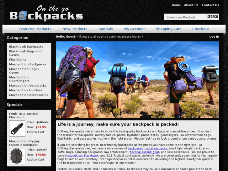 www.onthegobackpacks.net