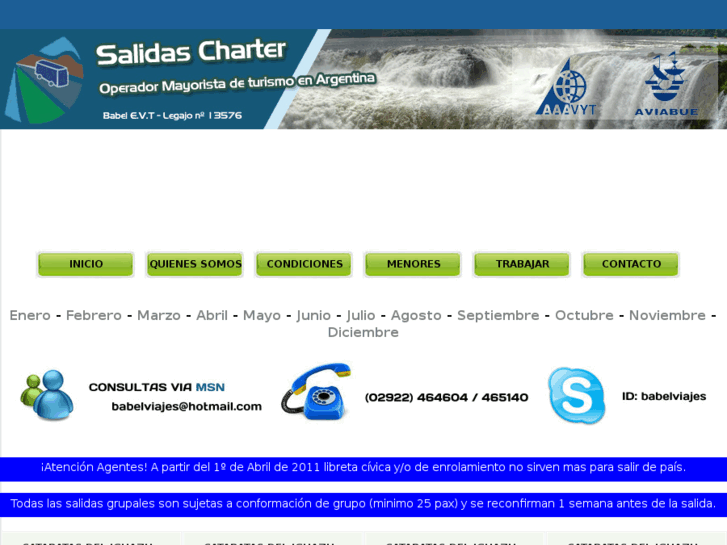 www.salidascharter.com